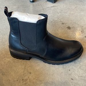 ecco Black Leather Boots